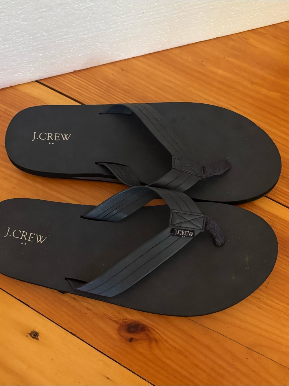 J.Crew Navy Flip Flop Sandals No Size